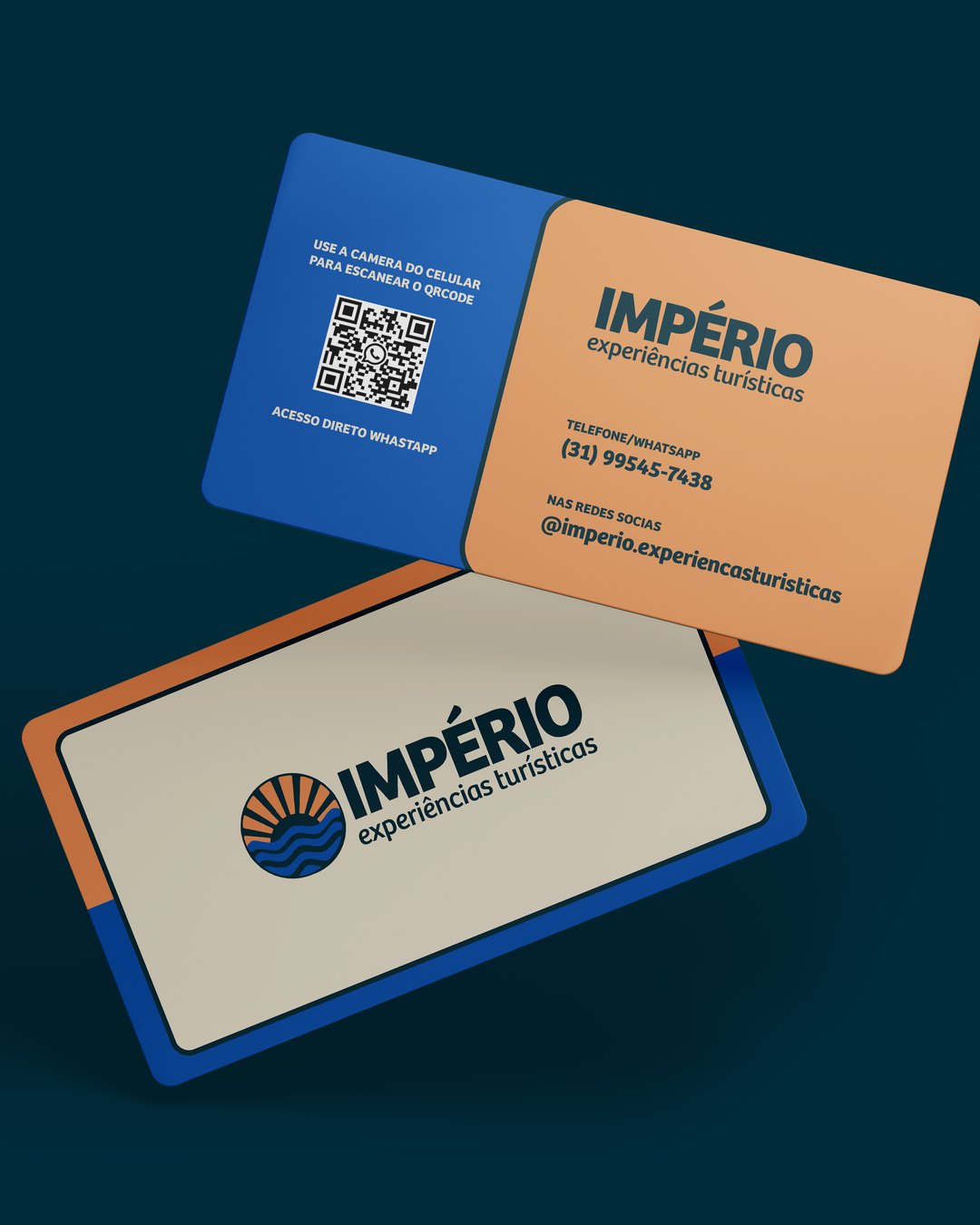 Cartão de visita frente e verso